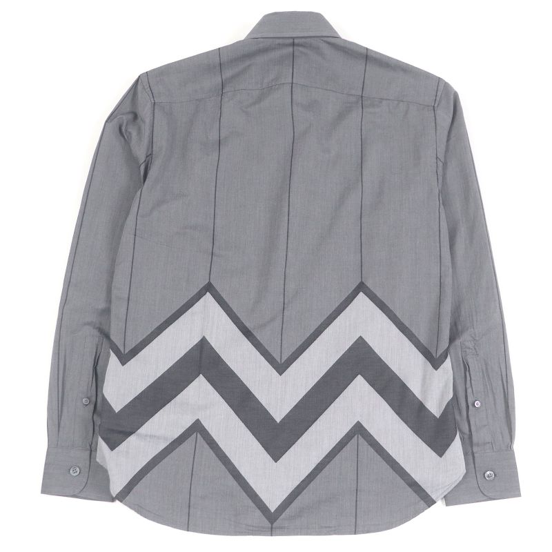 Louis Vuitton 100% Cotton Karakoram Long Sleeve Long Sleeve Shirt Grey XS Made