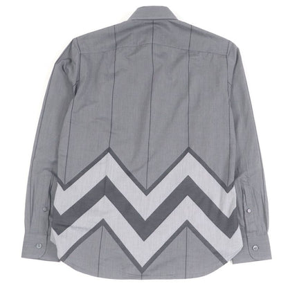 Louis Vuitton 100% Cotton Karakoram Long Sleeve Long Sleeve Shirt Grey XS Made