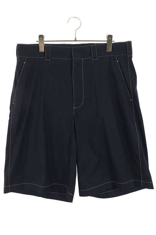 Prada Sph280 Stitch Design Back Triangle Motif Half Pants Men's 48