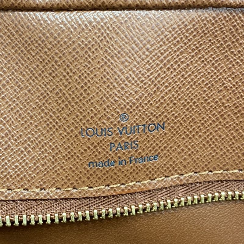 Louis Vuitton Briefcase Monogram Porte Documents Voyage M53361 Brown Men's