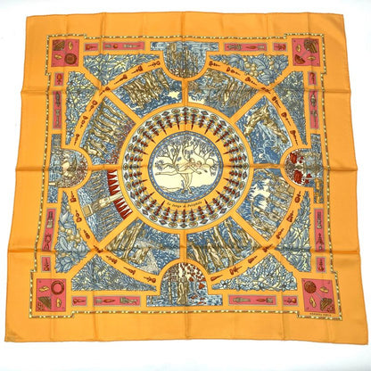 Hermes Scarf Carre 90 Polyfill Dreaming Yellow