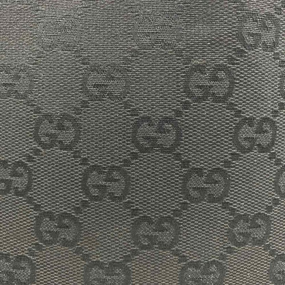 Gucci 107757 Handbag Tote Bag GG Canvas Black Ladies Men