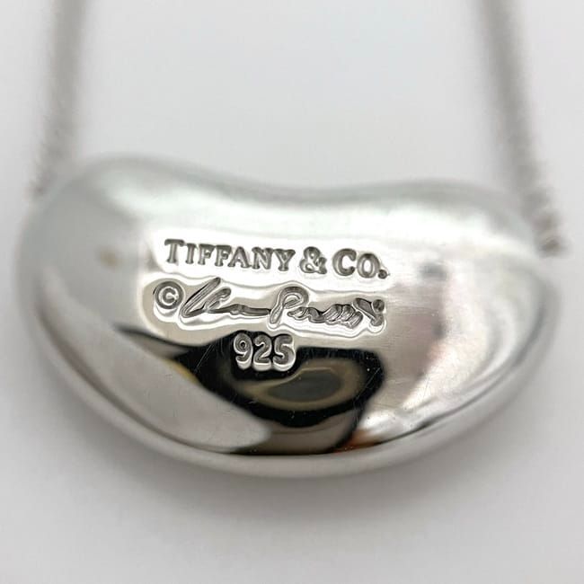 Tiffany & Co Bean Necklace Ec22786 Silver