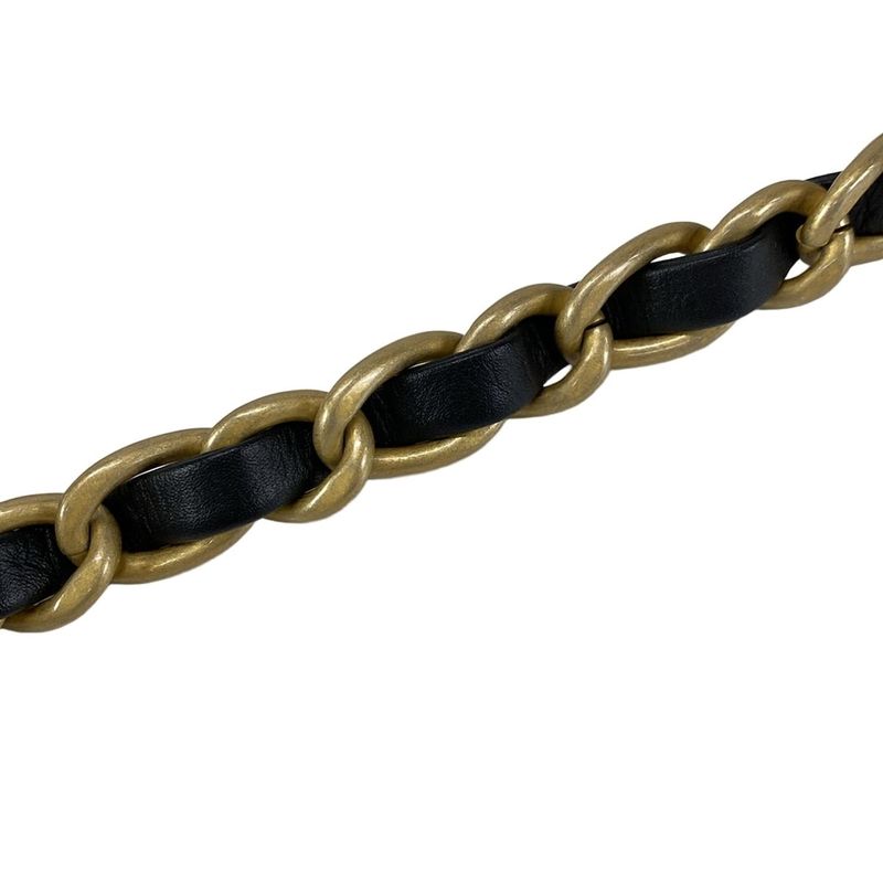 Chanel Shoulder Bag Matelasse As4451 Black Chain Shoulder / Vintage Gold