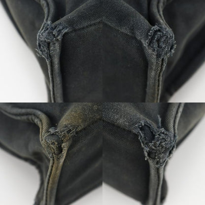 Hermes Fourre Tout MM Tote Canvas Black Unisex Handbag