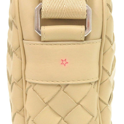 Bottega Veneta Intrecciato Leather Beige Shoulder Bag 1343 Bottega Veneta