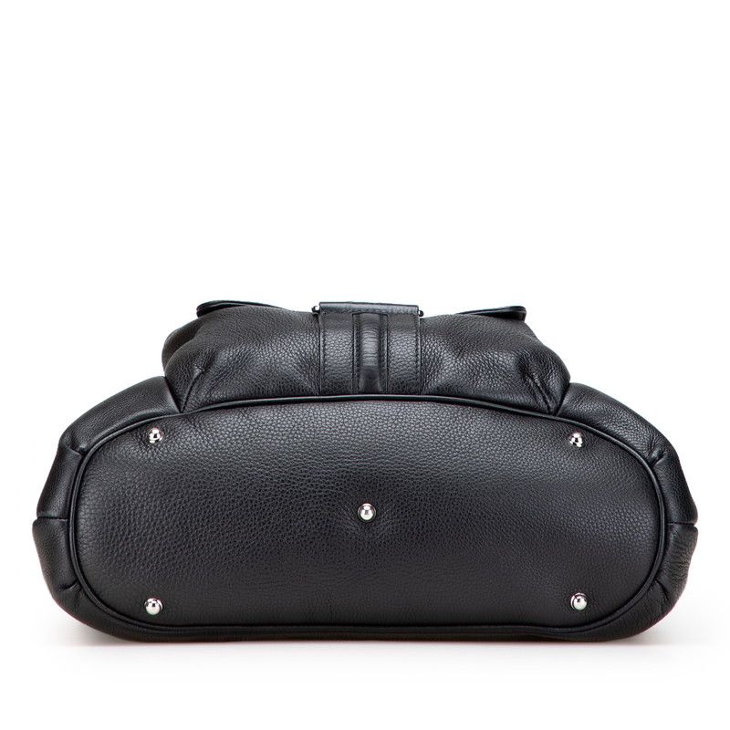 Gucci Interlocking G 232935 Black Leather Women's Gucci