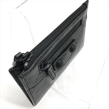 Balenciaga City Long Coin Card Case Holder Wallet Black Not Available in Japan
