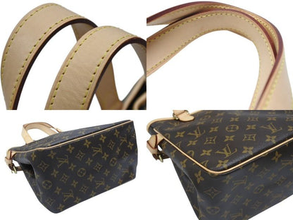 Louis Vuitton Batignolles Handbag Monogram Canvas Brown — view 5