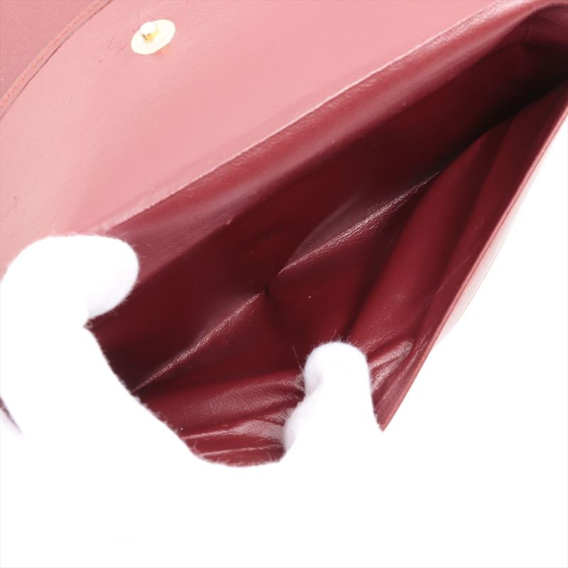 Cartier Must Line Leather Long Wallet Bordeaux Made In Spain