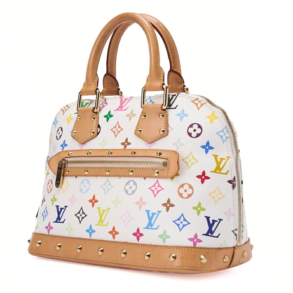 Louis Vuitton Monogram Multicolor Alma PM M92647 Handbag (gold Hardware)