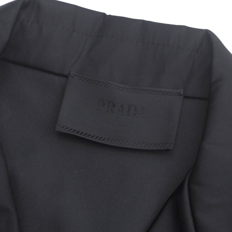 2024Prada Short Sleeve Shirt Size M (180 96A) Re-nylon Triangle Logo Triangle