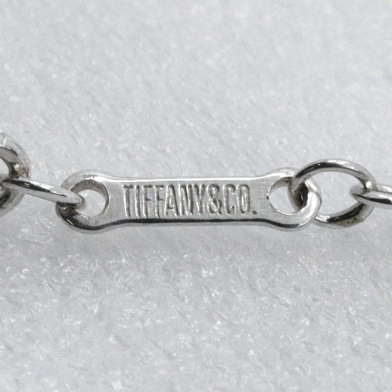 Tiffany & Co Open Heart Elsa Peretti 925 Silver Ladies 9.1g Necklace