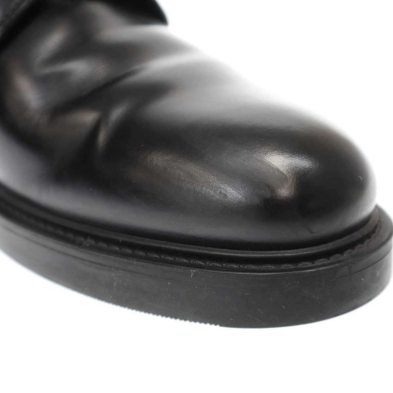 Prada Lace-Up Leather Shoes 2eg394 Black 10