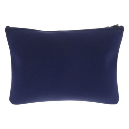 Hermes Neobain MM Nylon Polyurethane Blue Marine Pouch 0028 Hermes Men's