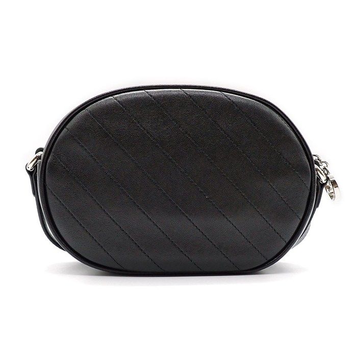 Gucci Shoulder Bag Blondi Mini 760175 Aacpy 1000 Black Leather Silver Hardware