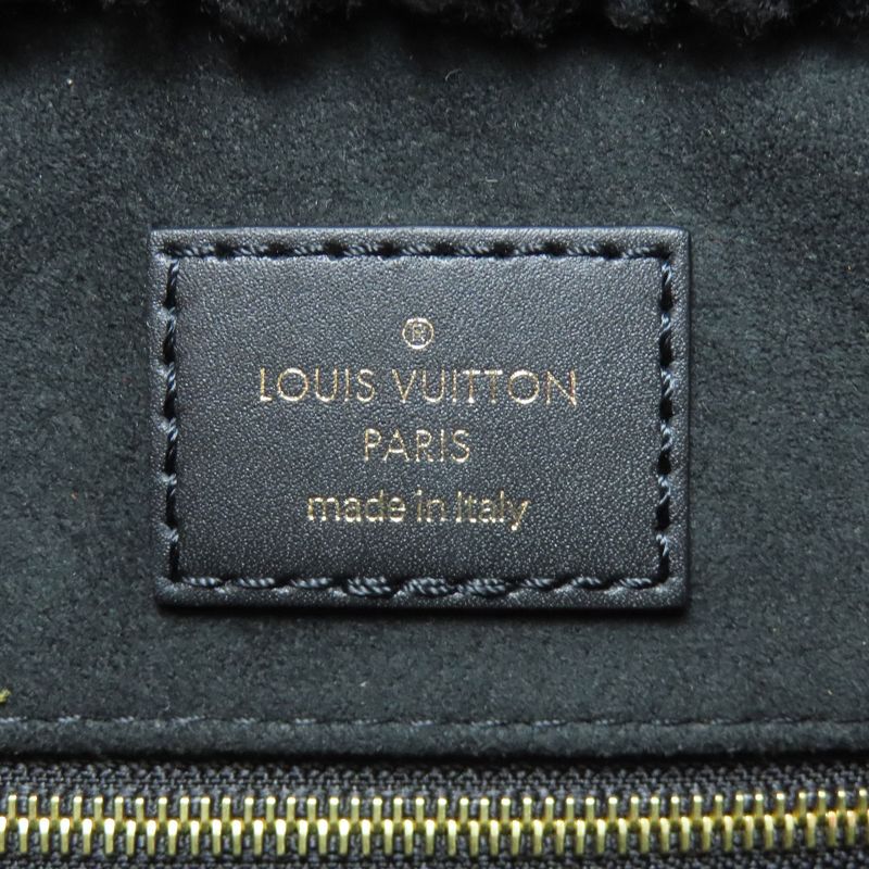Louis Vuitton M55421 Monogram - Teddy On The Go GM Tote Bag Shearling Women
