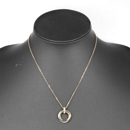 Cartier Trinity 18K Gold (YG X PG X WG) X Diamonds X Three Colors Ladies 8.8g