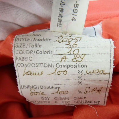 Chanel Skirt Wool Coral Pink Tight Skirt No Slit Apparel Women Ladies Women