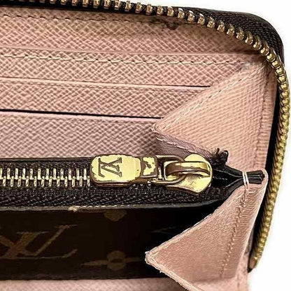 Louis Vuitton Monogram Portefeuille Cles M61298 Round Zipper Long Wallet For