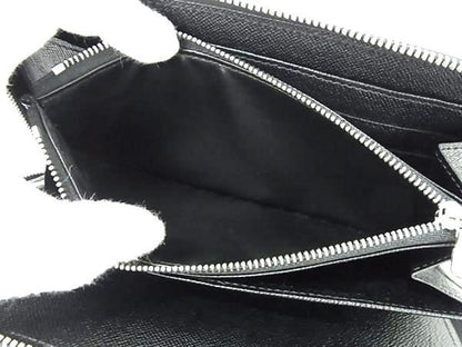 Louis Vuitton M62643 Epi Zippy Organizer NM Long Wallet Black Fj9996
