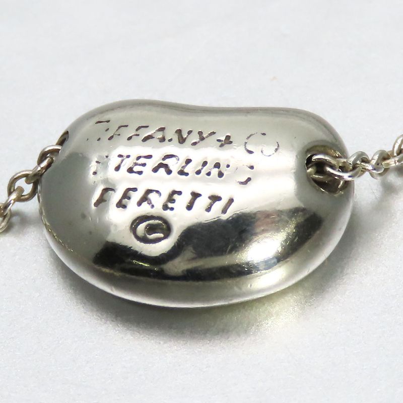 Tiffany & Co Necklace Bean 925 Silver Approx 3.0g Silver Elsa Peretti Accessory