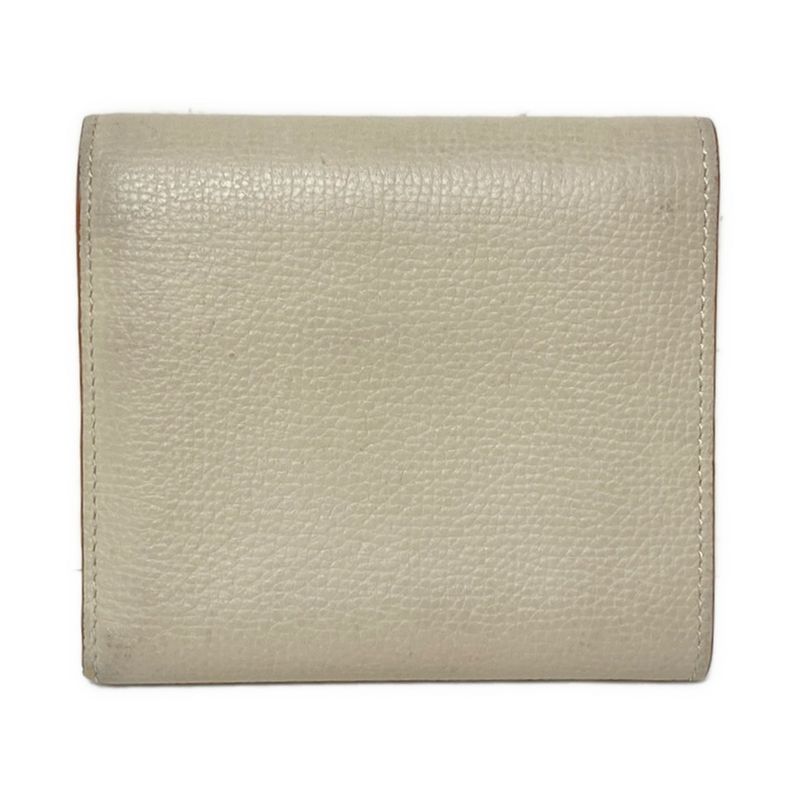 Loewe Trifold Wallet - Grey Beige Leather
