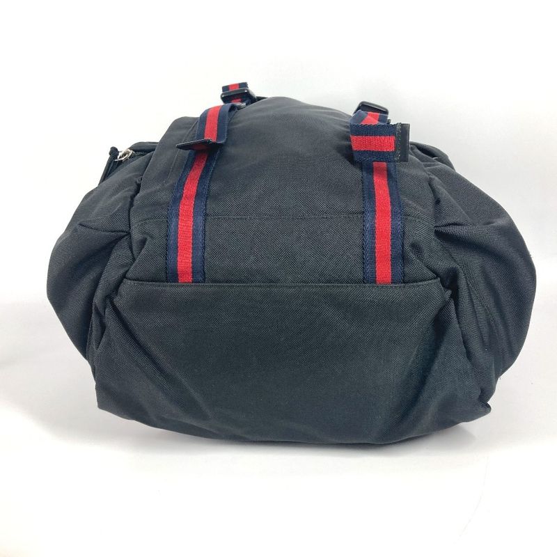 Gucci Backpack Sac Embroidery Taiga Backpack 429037 Nylon Canvas Black