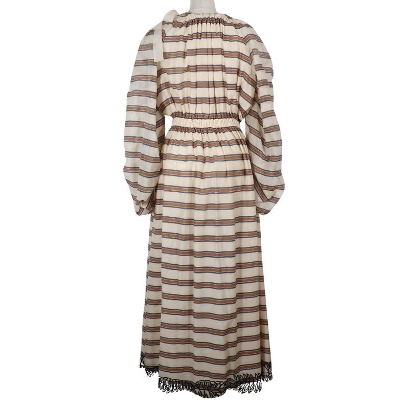 Fendi Cocktail Dress Fd9622 A38D Polyester And Polyurethane Beige Women Dress