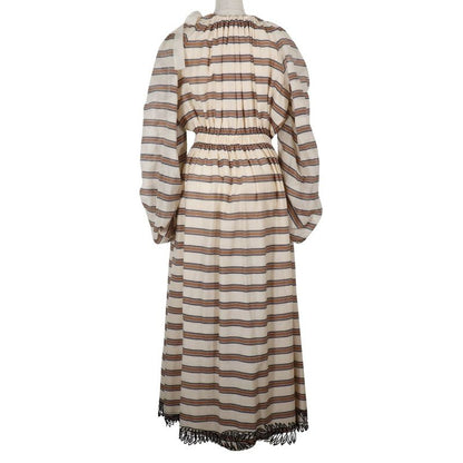 Fendi Cocktail Dress Fd9622 A38D Polyester And Polyurethane Beige Women Dress