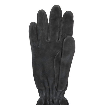 Loewe Suede Leather Long Gloves Arm Cabas - Slit Black 7 Women's Used