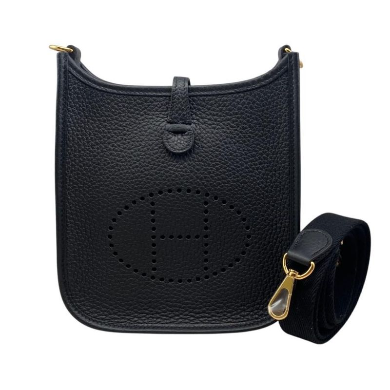 Hermes Shoulder Bag Evelyn TPM Sangle Caval K Engraved Taurillon Clemence Cavan