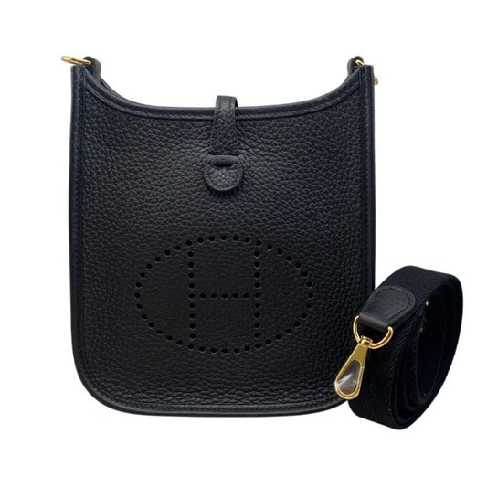 Hermes Shoulder Bag Evelyn TPM Sangle Caval K Engraved Taurillon Cles Mans