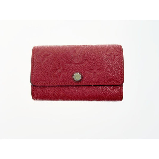 Louis Vuitton Monogram Empreinte Multicles 6 6 Key Case M63708 Red