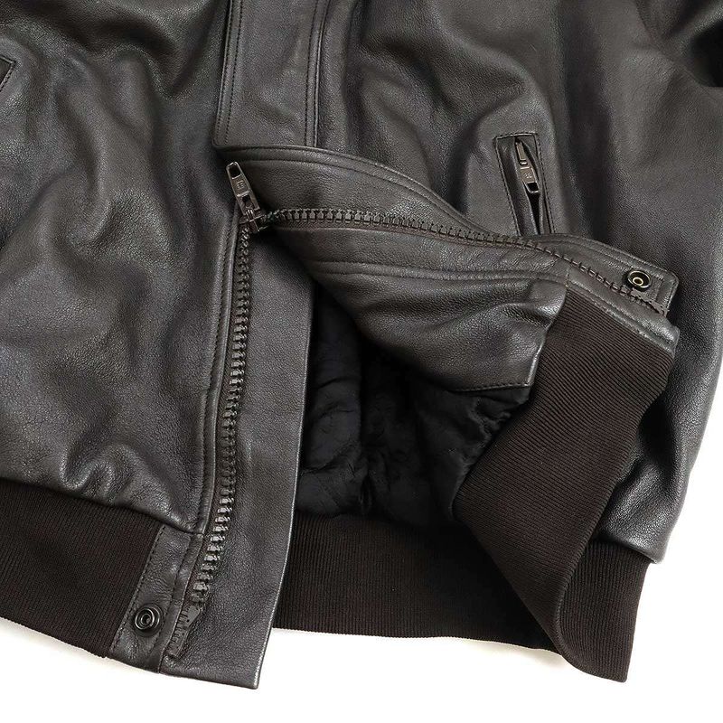 Balenciaga 22aw Taxi Blouson Taxi Leather Blouson 719225 Tls01 Brown 46