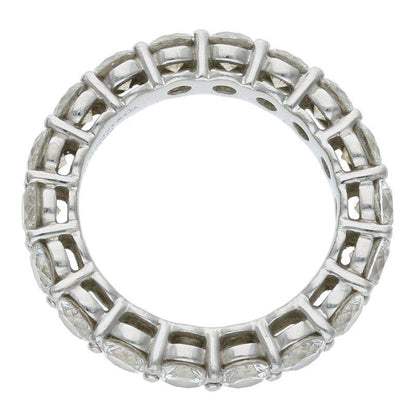 Tiffany & Co Forever Band Pt950 Pavé Diamond Platinum Ring Men's Size 8