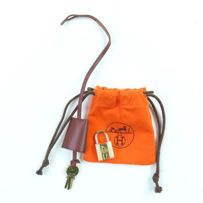 Hermes Yale Bag PM Toile Officier Vibrato Gold Hardware Shoulder Bag Brown