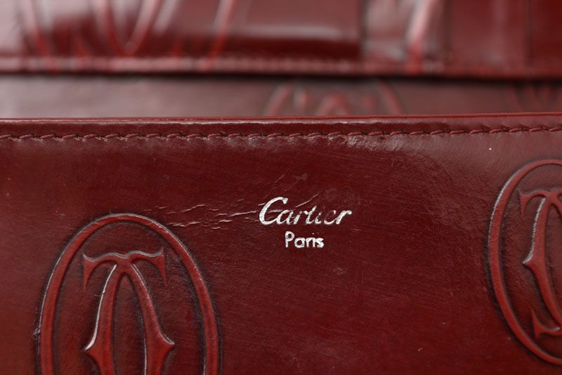 Cartier Wallet Cartier Foldover Wallet Happy Birthday Bordeaux