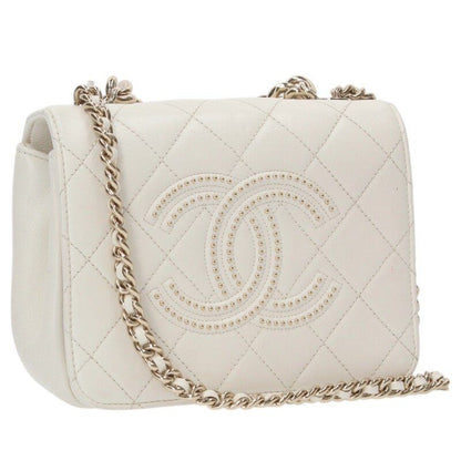 Chanel Coco Mark Studded Chain Shoulder Bag For Men