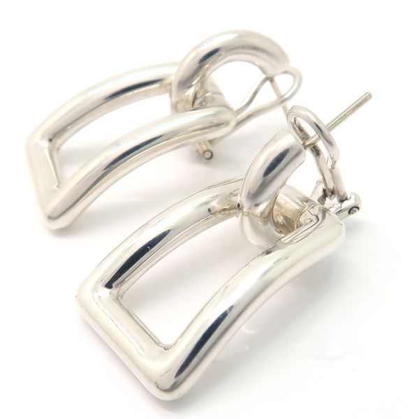 Tiffany & Co Earrings 925 Biscayne Drop Rectangle SV Silver 2002 Tiffany & Co