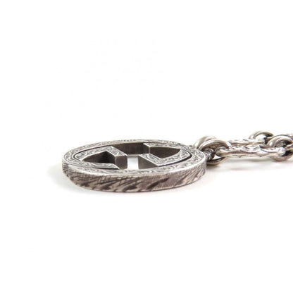 Gucci 524890 Interlocking G Arabesque Long Chain Necklace Ag925 Silver With Box