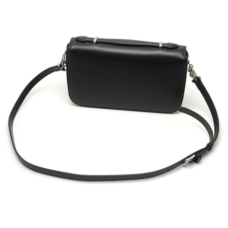 Gucci Petite GG Leather 2WAY Handbag 739721 Crossbody Black