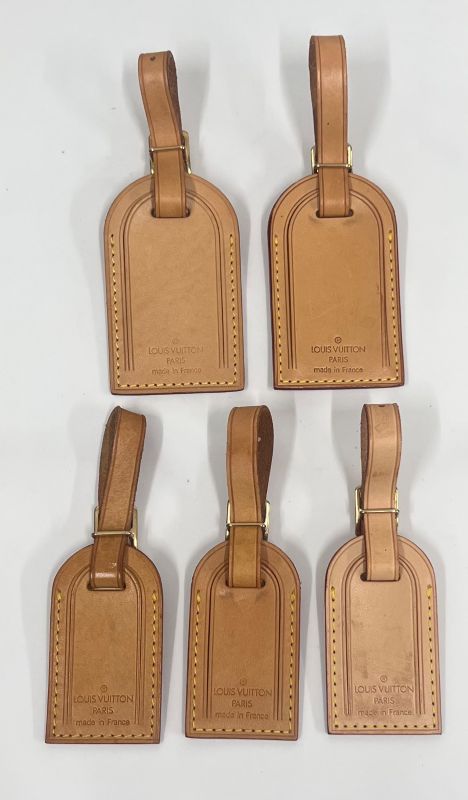 Louis Vuitton Name Tag Poinier Set Of Five Large And Small 03bs232