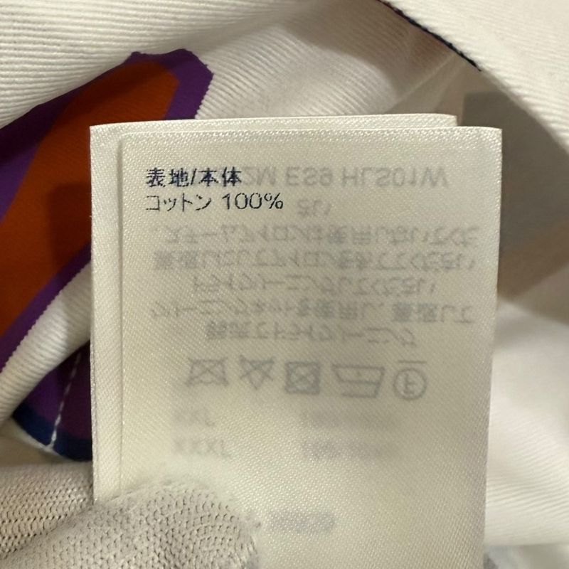 Cleaned Louis Vuitton Nba Collaboration Short Sleeve Shirt M White Men's Used