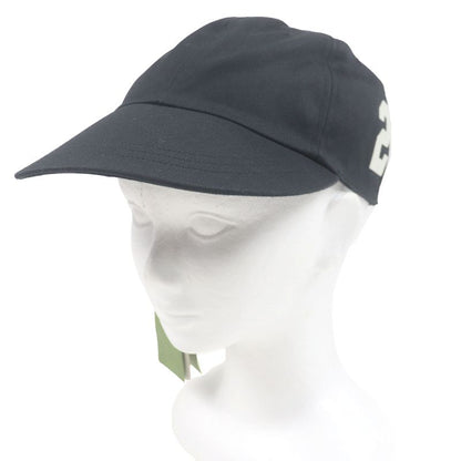 Gucci 23AW 751400 Logo Patch Rubberized Baseball Cap Black L/59cm (23.23in)