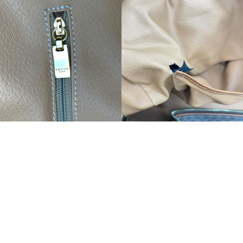 Celine Mc97/2 Boston Bag Travel Bag Travel Bag Macadam Brown PVC Vintage Ladies