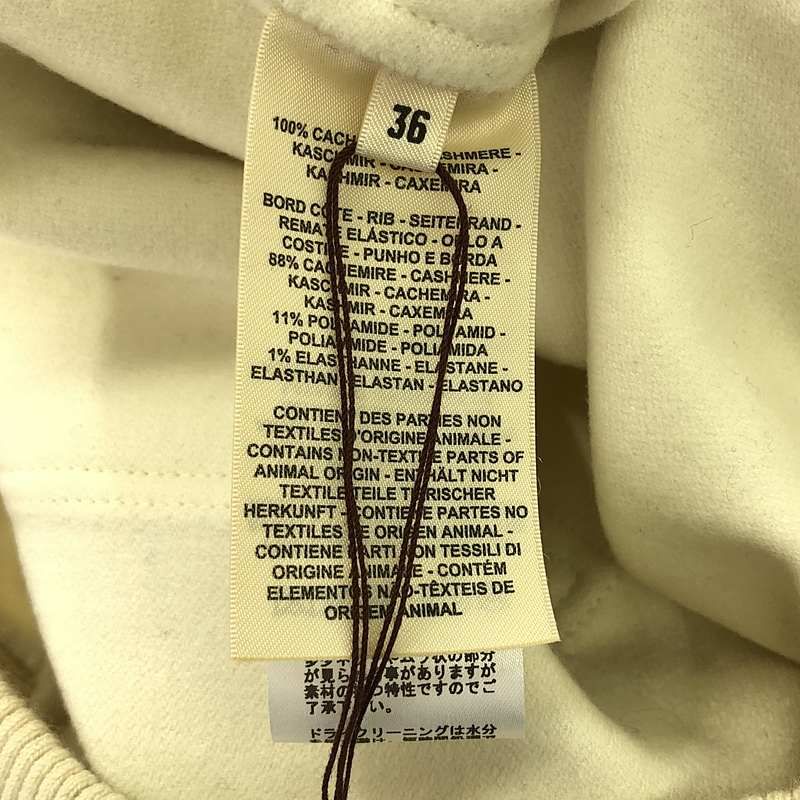 Hermes | 2024aw | Cashmere 100% Cashmere Leather Zip Ribbed Blouson Jacket | 36