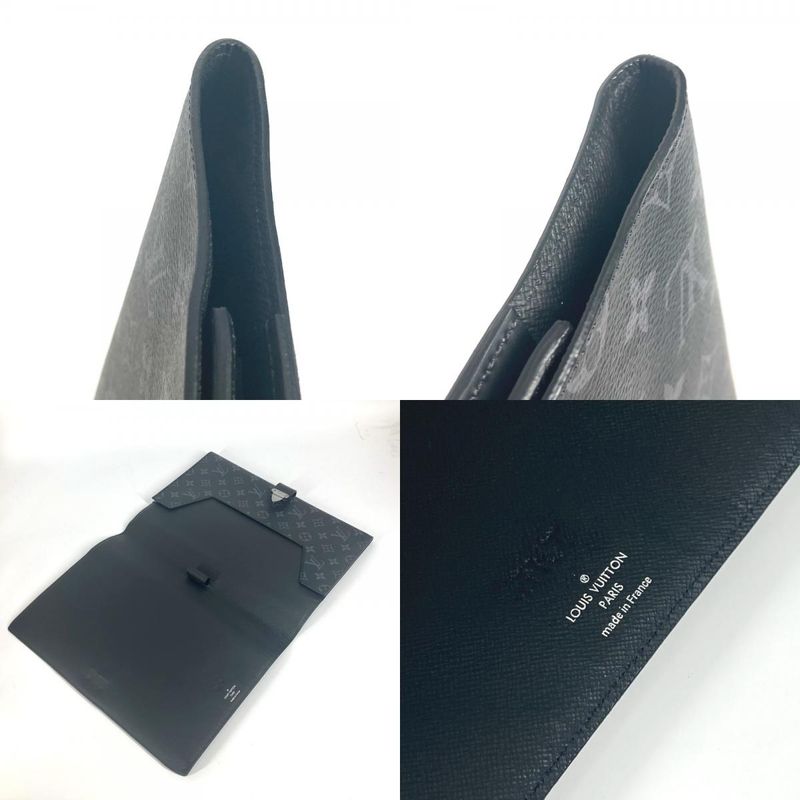 Louis Vuitton Clutch Bag Porte Documents Franck GM Gi0273 Monogram Eclipse