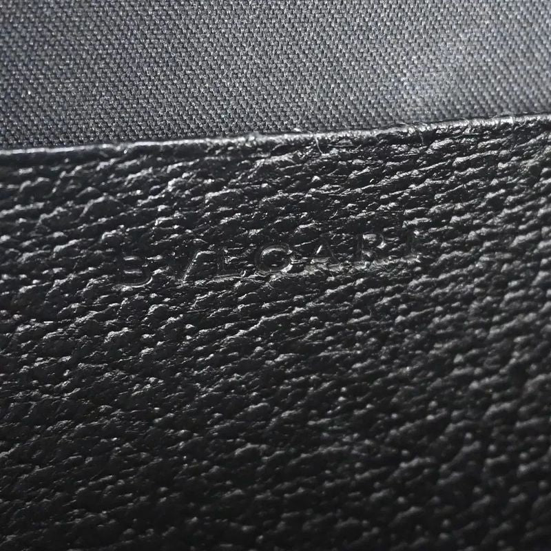 Bvlgari Bee Zero One Mini Shoulder Bag Logo Leather Black 80bs126