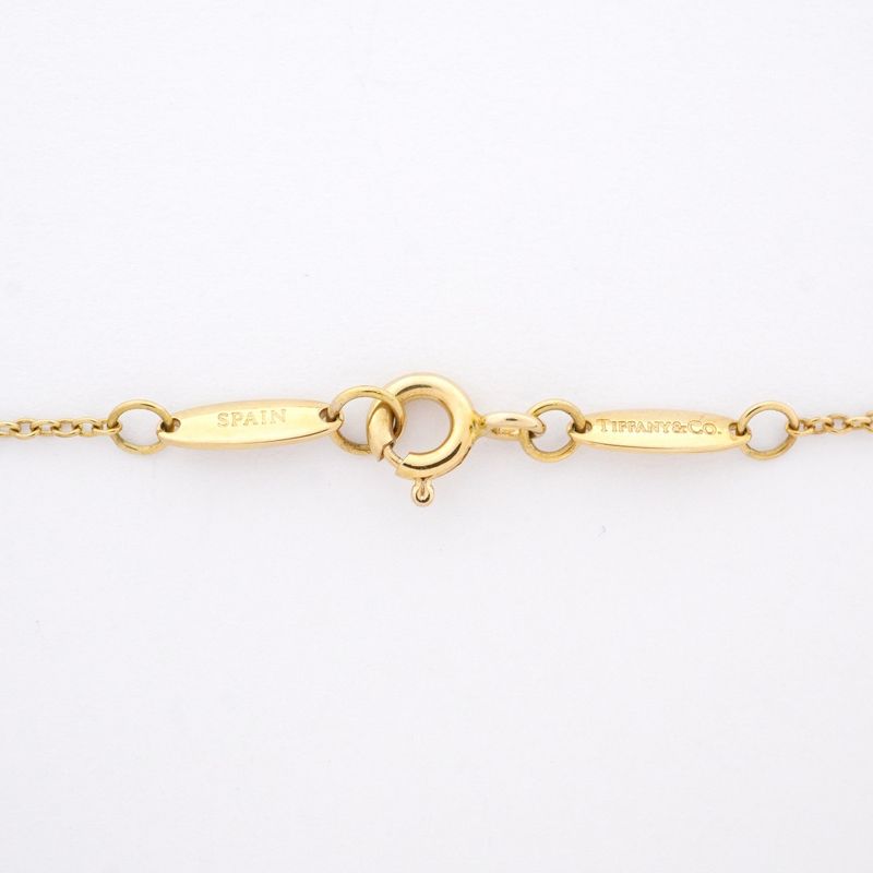 Tiffany & Co Necklace Open Heart 18K Yellow Gold Yellow Gold Ladies